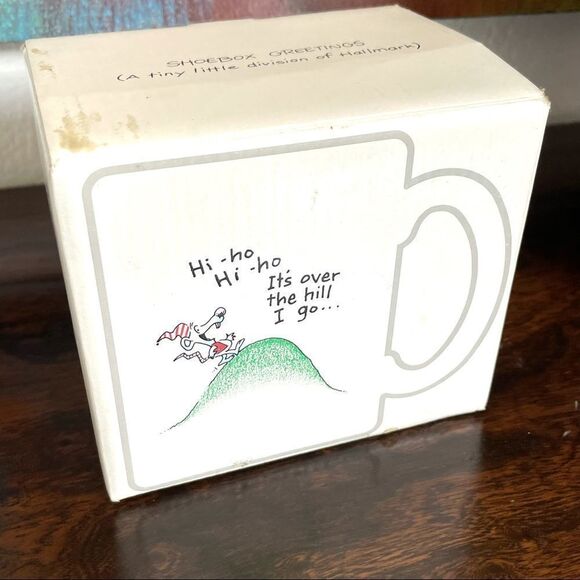 Shoebox Greetings “over the hill I go” coffee mug - Picture 11 of 14